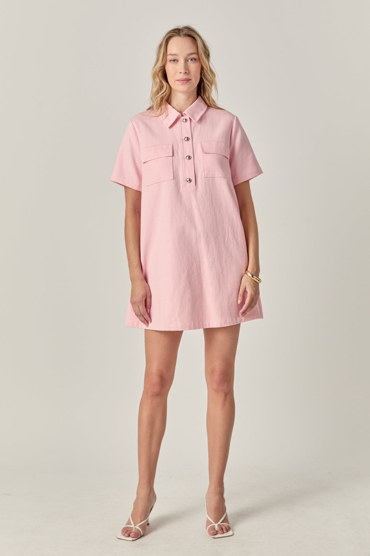 ENGLISH FACTORY - The Poppy Denim Mini - DRESSES available at Objectrare