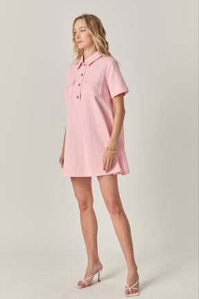 ENGLISH FACTORY - The Poppy Denim Mini Dress - DRESSES available at Objectrare