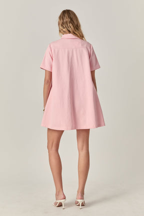 ENGLISH FACTORY - The Poppy Denim Mini Dress - DRESSES available at Objectrare