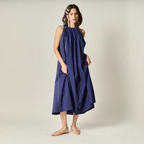 ENGLISH FACTORY - Halter Neck Tie Midi Dress - DRESSES available at Objectrare