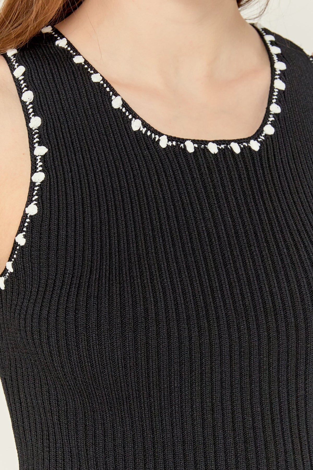 ENGLISH FACTORY - Crochet Sleeveless Top - TOPS available at Objectrare