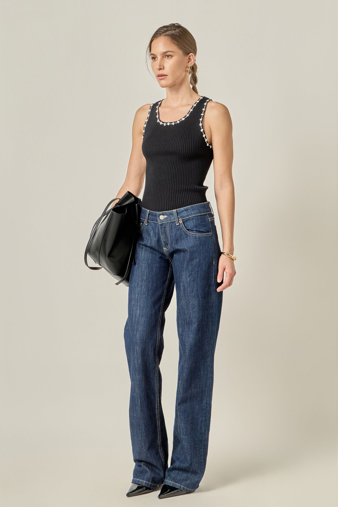 ENGLISH FACTORY - Crochet Sleeveless Top - TOPS available at Objectrare