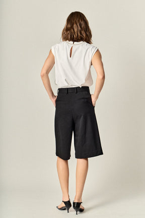 ENGLISH FACTORY - Soft Glimmer Bow Top - TOPS available at Objectrare