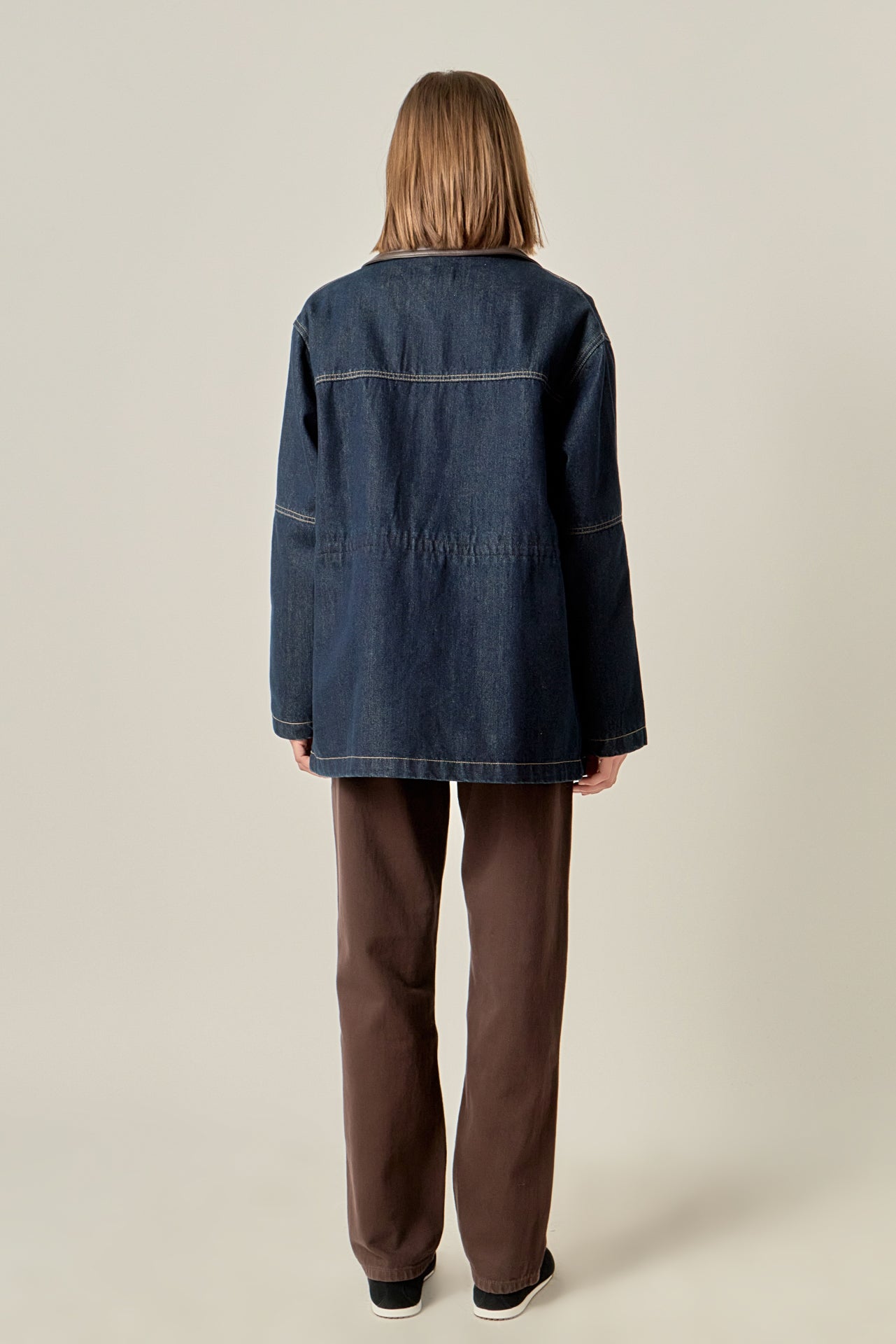 ENGLISH FACTORY - Denim Work Jacket - JACKETS available at Objectrare