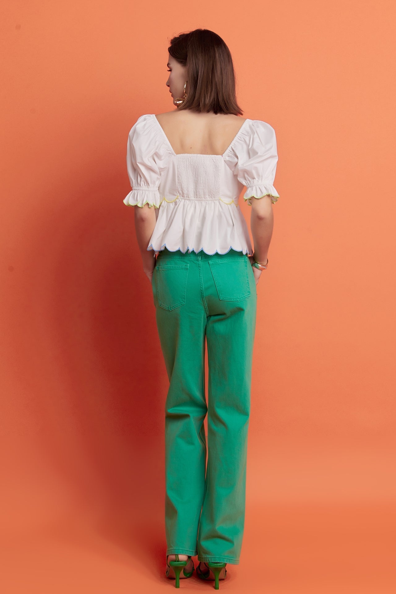 ENGLISH FACTORY - Scallop Top - TOPS available at Objectrare