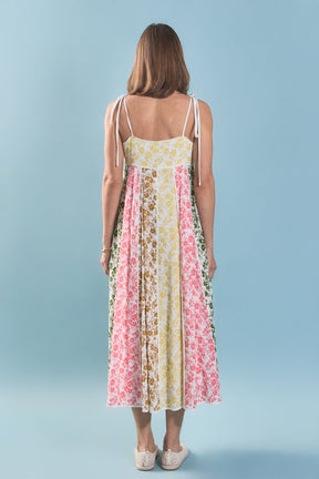 ENGLISH FACTORY - Maisie Colorblock Midi Dress - DRESSES available at Objectrare