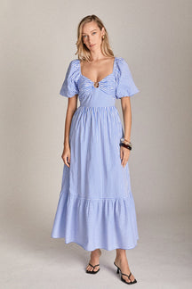 Starfish Striped Midi Dress