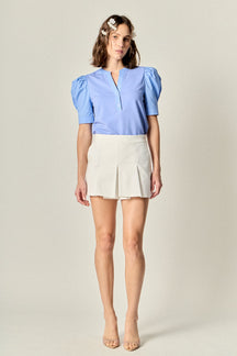 ENGLISH FACTORY - Mixed Media Top - TOPS available at Objectrare