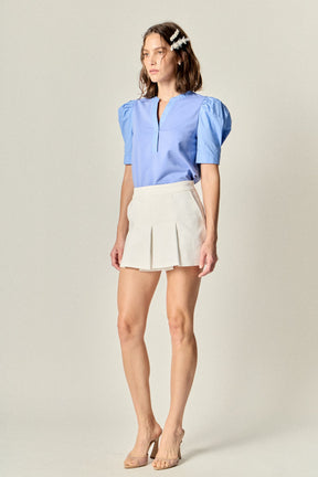 ENGLISH FACTORY - Mixed Media Top - TOPS available at Objectrare