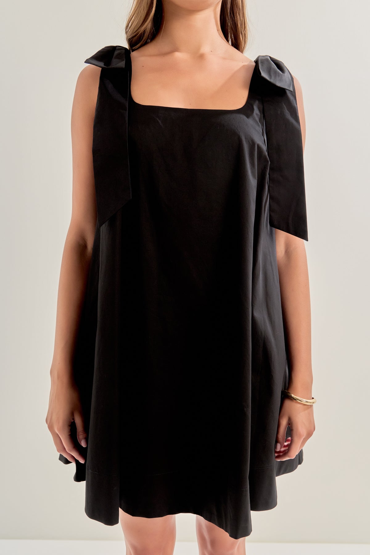 ENGLISH FACTORY - Statement Bow A-Line Mini Dress - DRESSES available at Objectrare