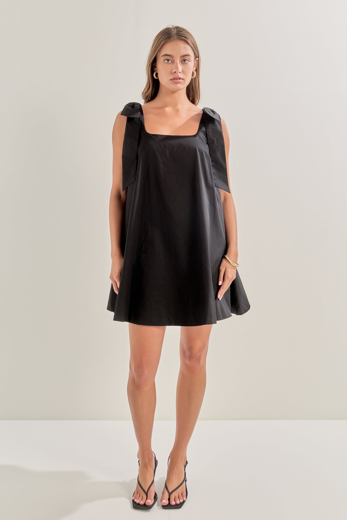 ENGLISH FACTORY - Statement Bow A-Line Mini Dress - DRESSES available at Objectrare