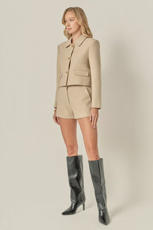 ENGLISH FACTORY - High Waisted Short - SHORTS available at Objectrare