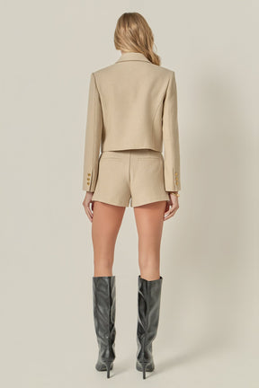 ENGLISH FACTORY - High Waisted Short - SHORTS available at Objectrare