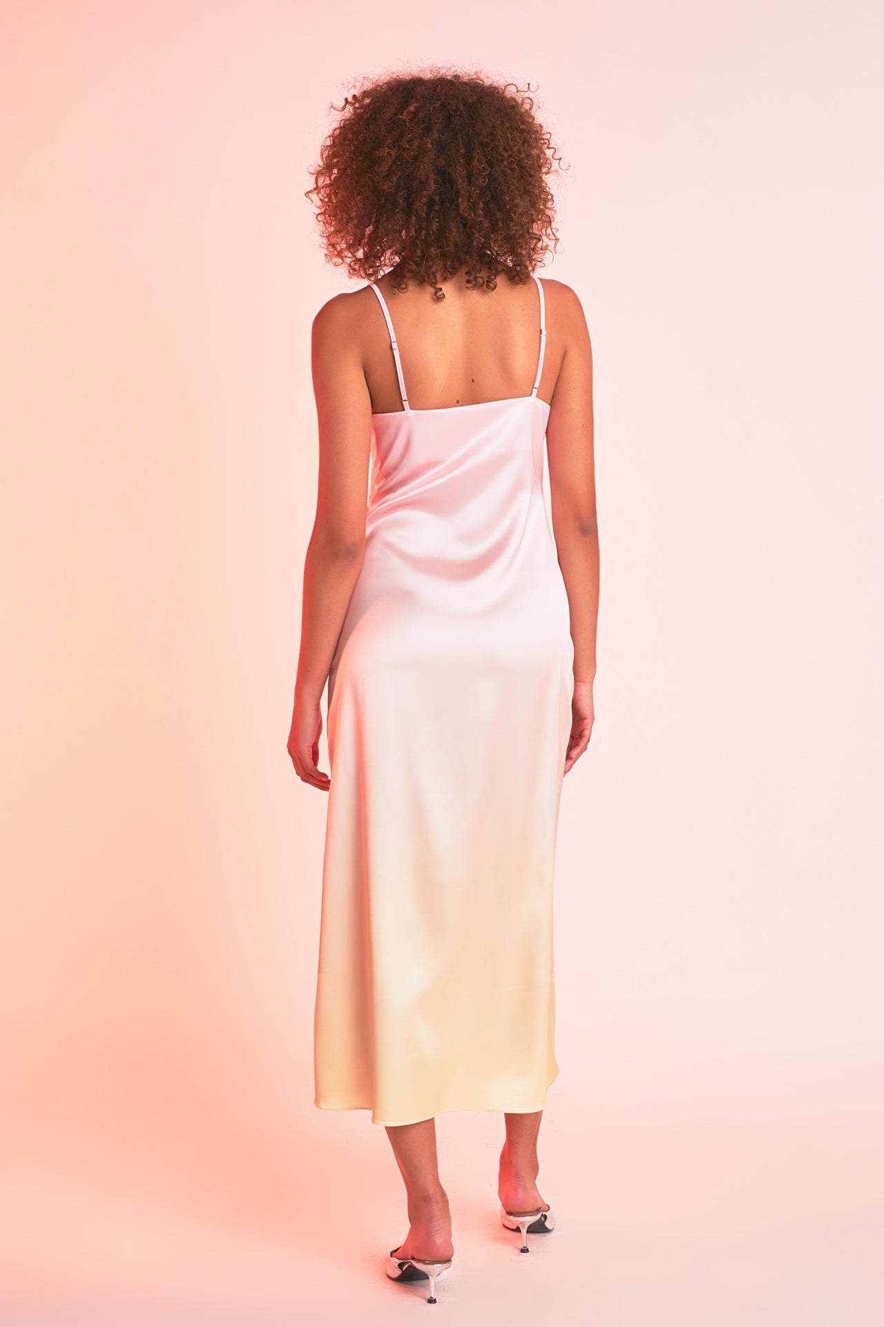 ENDLESS ROSE - Endless Rose - Ombre Sleeveless Midi Dress - DRESSES available at Objectrare