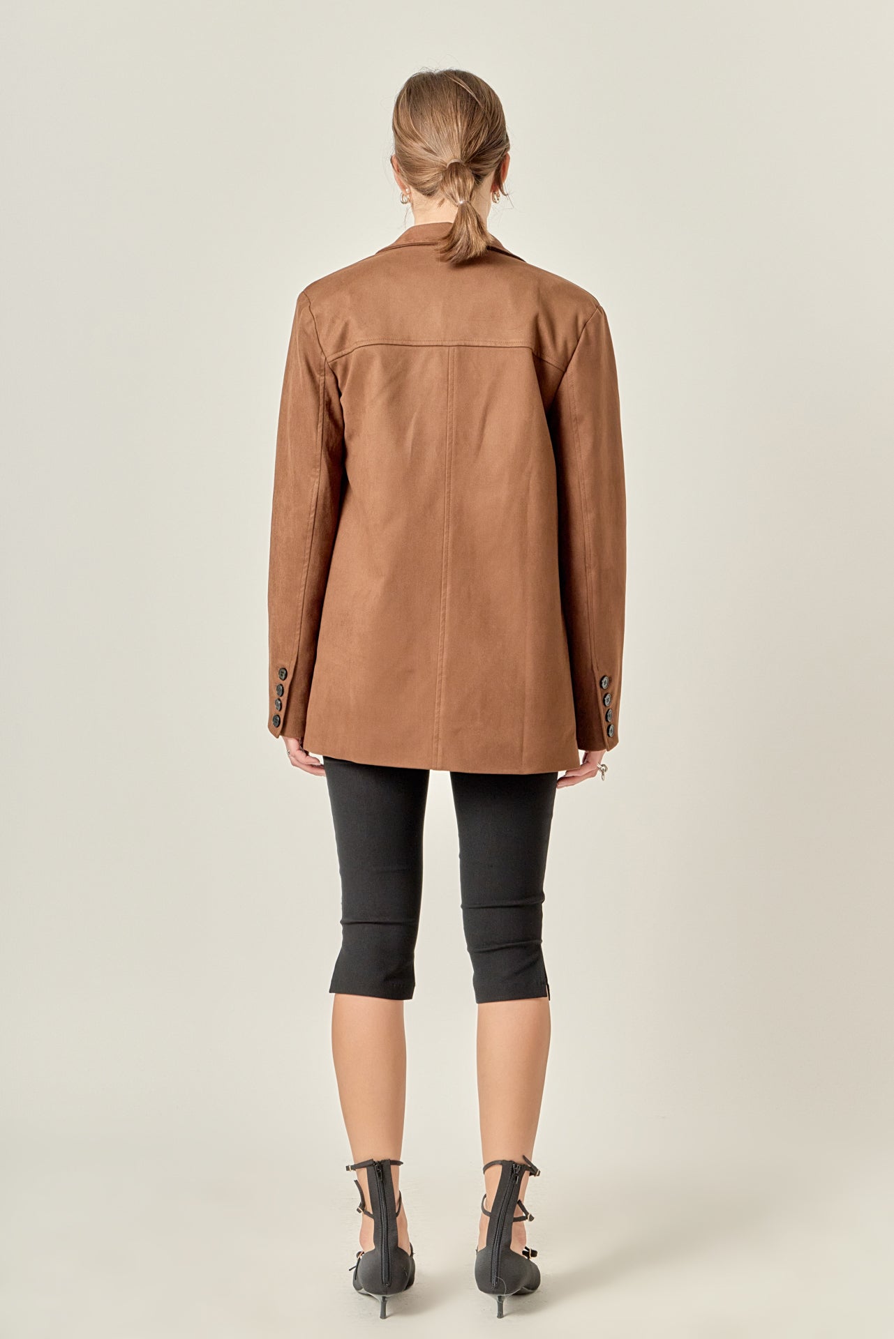 ENGLISH FACTORY - Faux Suede Jacket - JACKETS available at Objectrare
