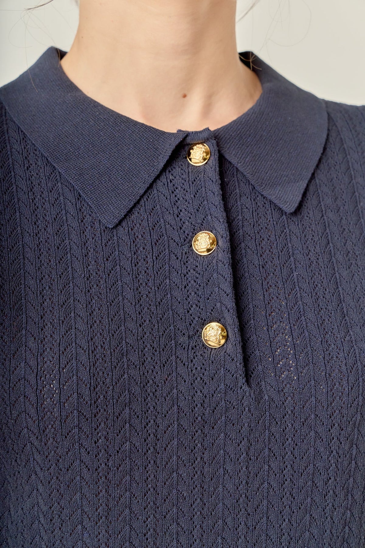 ENGLISH FACTORY - Crochet Short Sleeve Top - TOPS available at Objectrare