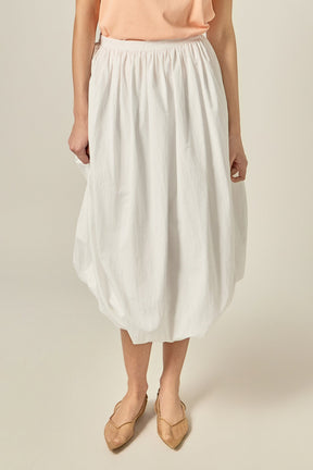 ENGLISH FACTORY - Balloon Midi Skirt - SKIRTS available at Objectrare