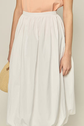 ENGLISH FACTORY - Balloon Midi Skirt - SKIRTS available at Objectrare