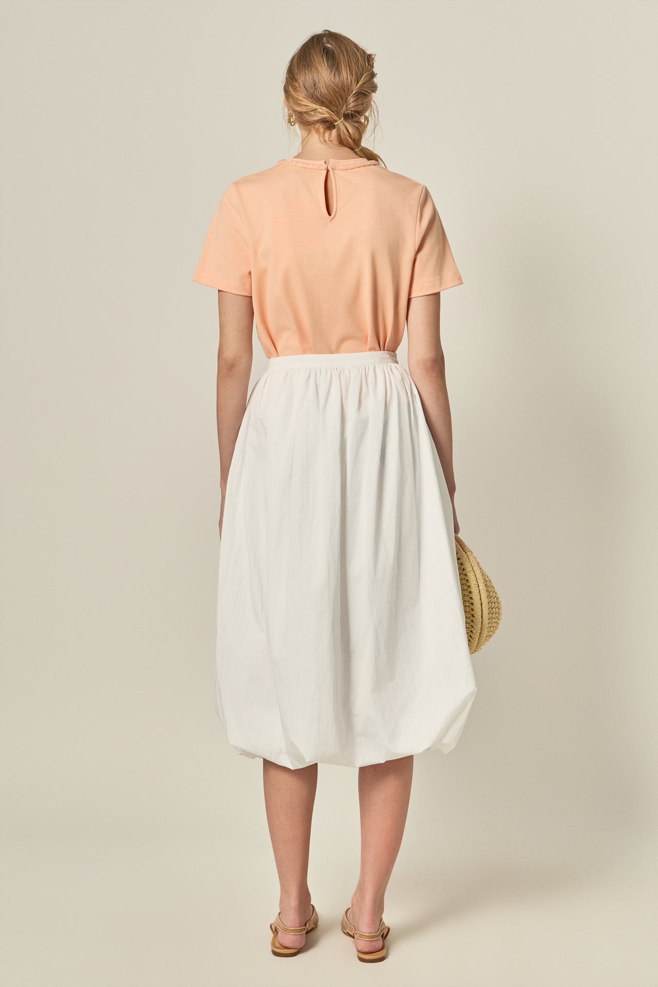 ENGLISH FACTORY - Balloon Midi Skirt - SKIRTS available at Objectrare