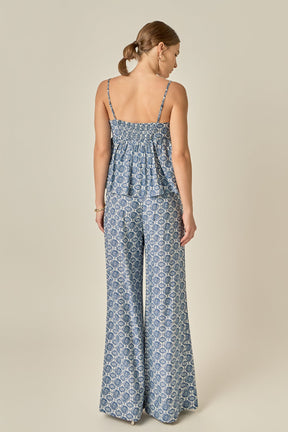 ENGLISH FACTORY - Printed Babydoll Top - TOPS available at Objectrare