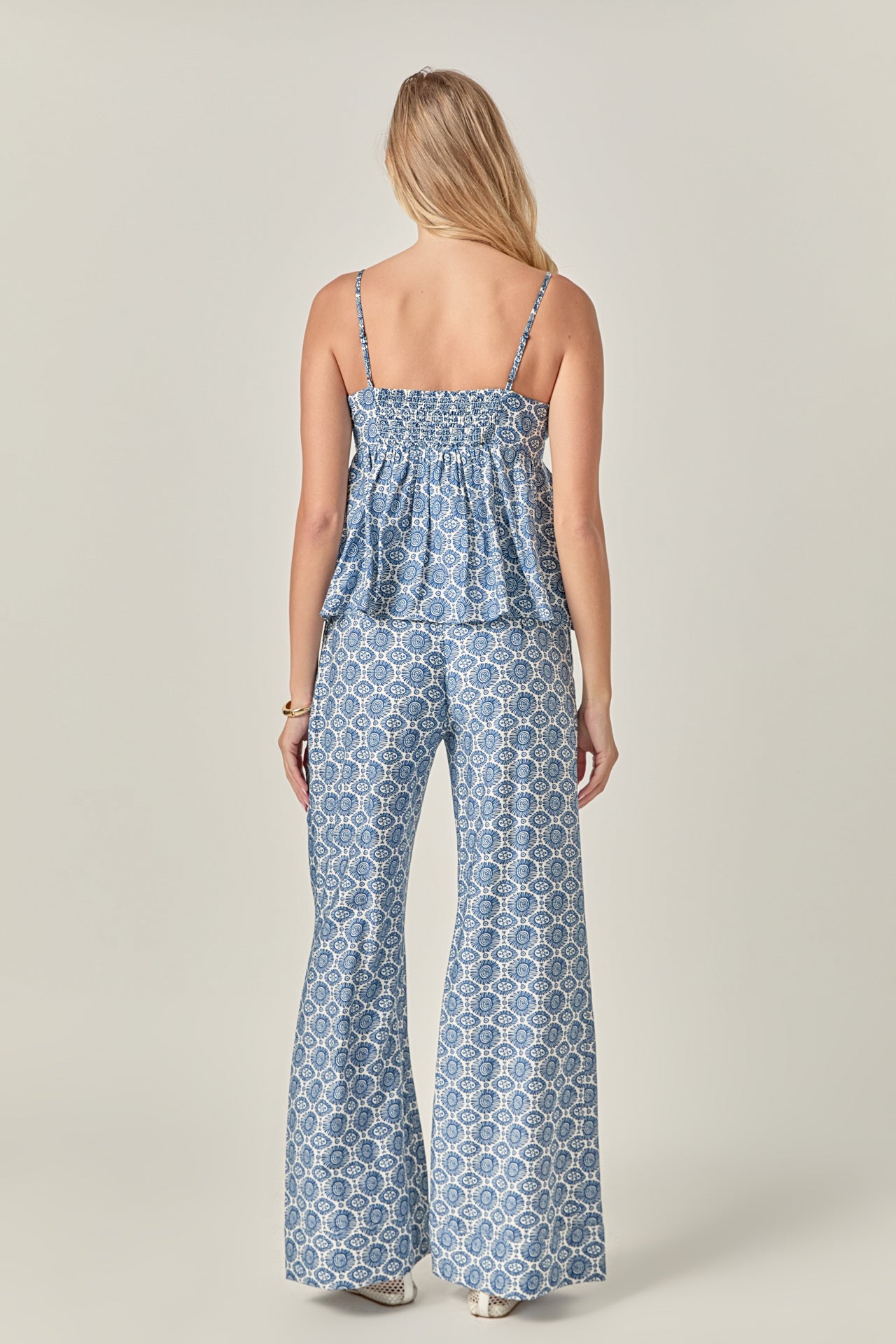 Printed Babydoll Top