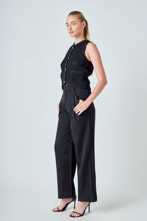 ENDLESS ROSE - Sleeveless Knit Top - TOPS available at Objectrare