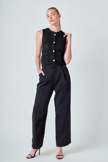 ENDLESS ROSE - Sleeveless Knit Top - TOPS available at Objectrare