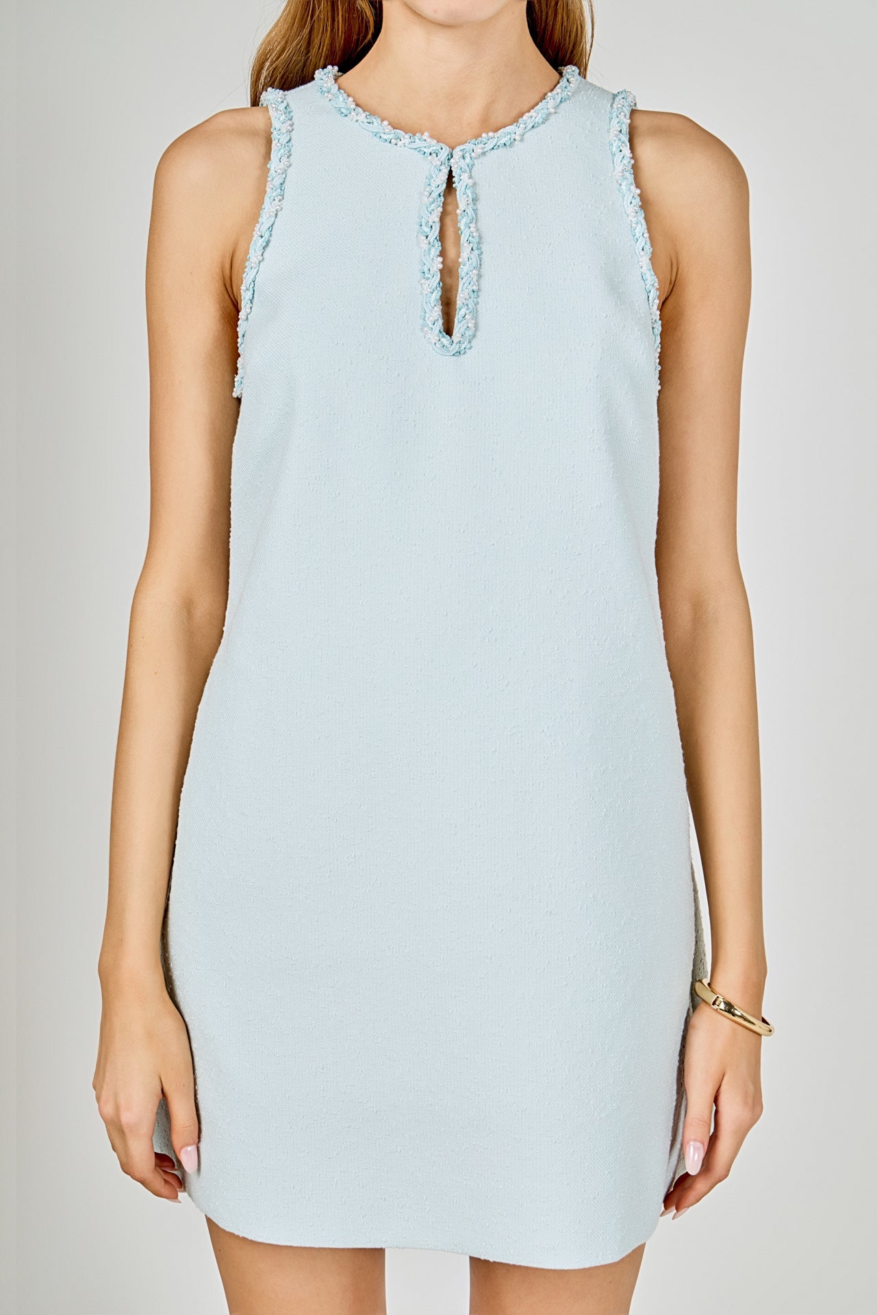 ENGLISH FACTORY - Textured Mini Dress - DRESSES available at Objectrare