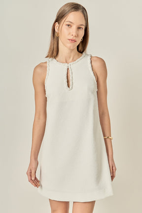 ENGLISH FACTORY - Textured Mini Dress - DRESSES available at Objectrare