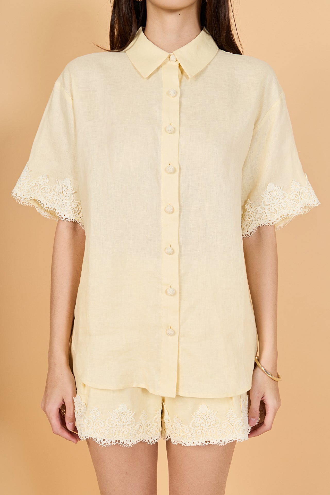 Linen Lace Shirt