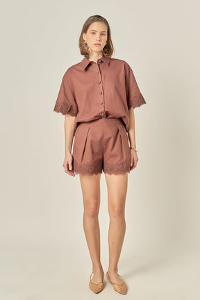 Linen Lace Shirt