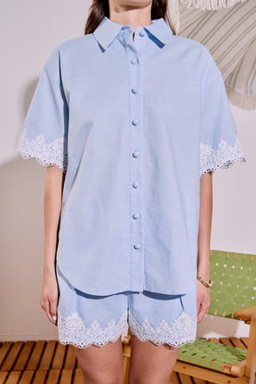 Linen Lace Shirt