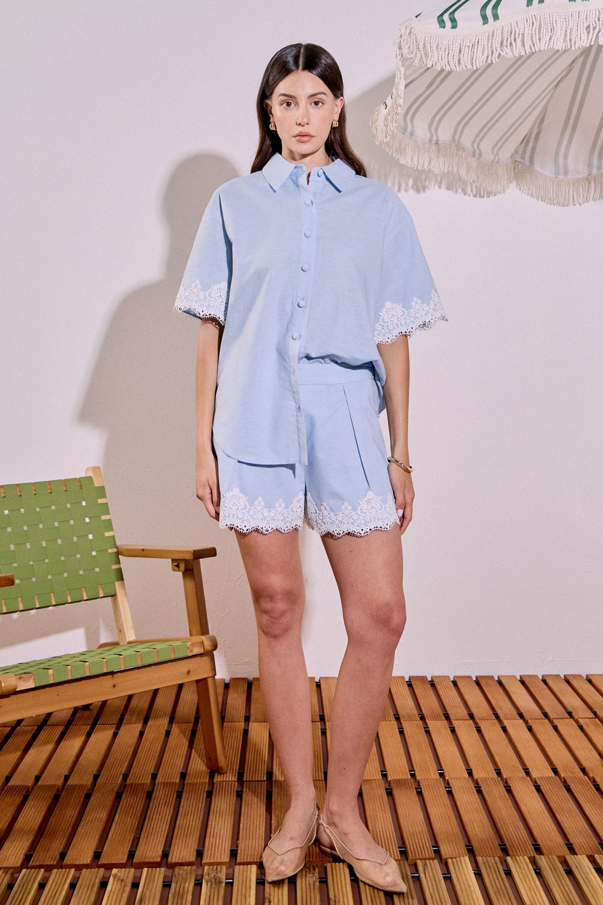 Linen Lace Shirt