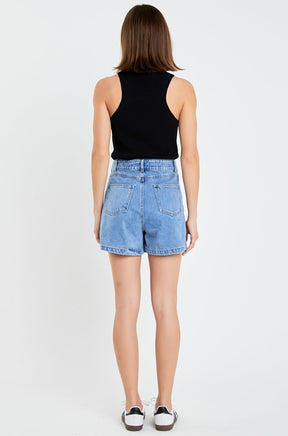 GREY LAB - Grey Lab - Denim Skort - SKORTS available at Objectrare