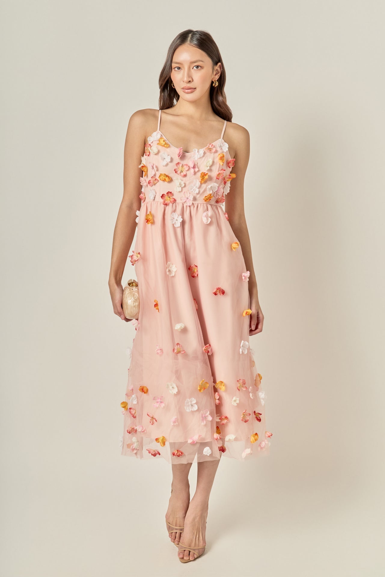 ENGLISH FACTORY - Petal Bloom Midi Dress - DRESSES available at Objectrare