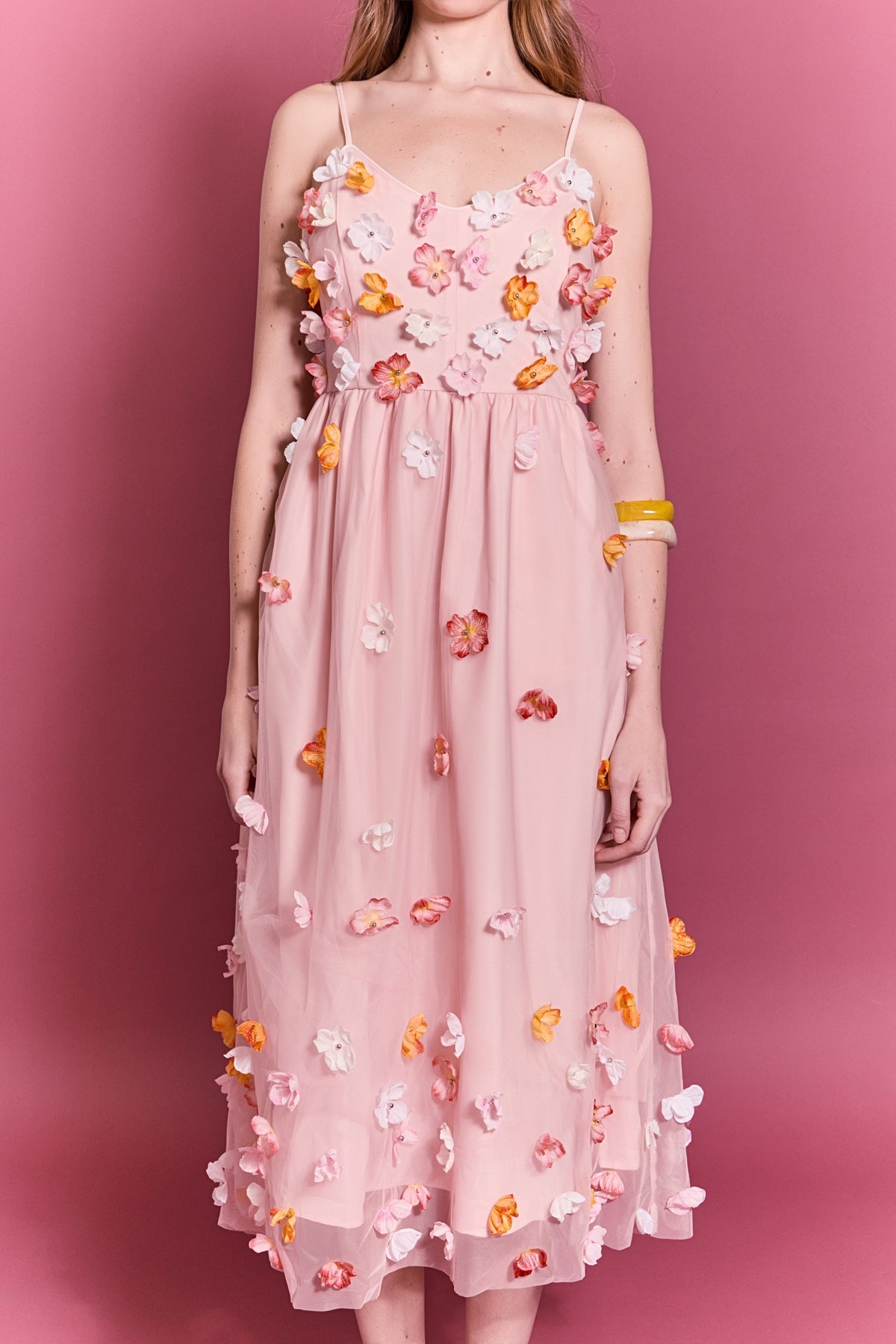 ENGLISH FACTORY - Petal Bloom Midi Dress - DRESSES available at Objectrare