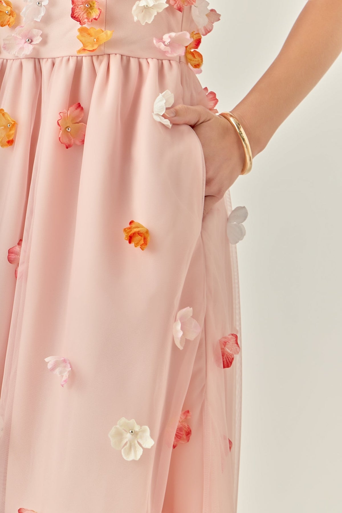 ENGLISH FACTORY - Petal Bloom Midi Dress - DRESSES available at Objectrare