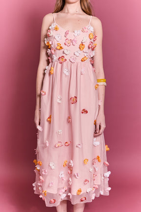 ENGLISH FACTORY - Petal Bloom Midi Dress - DRESSES available at Objectrare