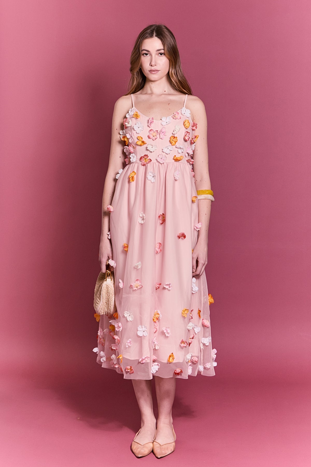 ENGLISH FACTORY - Petal Bloom Midi Dress - DRESSES available at Objectrare