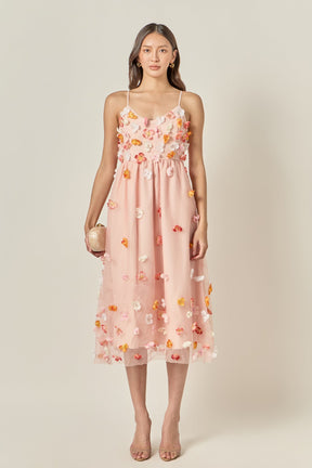 ENGLISH FACTORY - Petal Bloom Midi Dress - DRESSES available at Objectrare