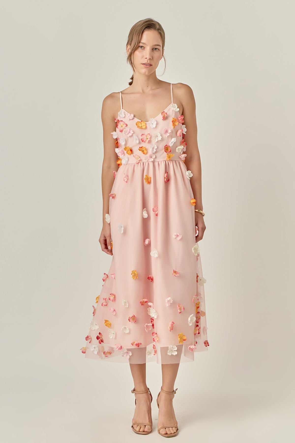 ENGLISH FACTORY - Petal Bloom Midi Dress - DRESSES available at Objectrare