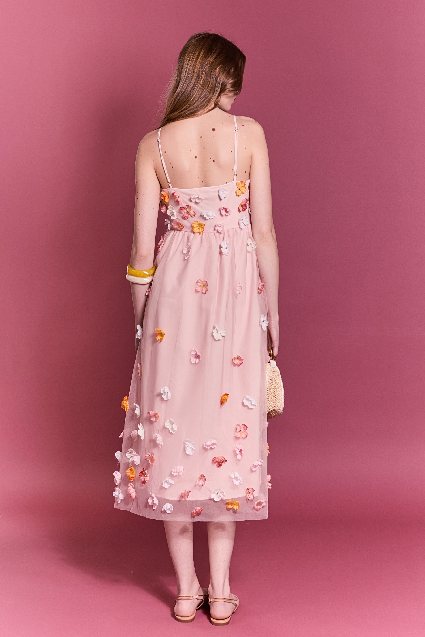 ENGLISH FACTORY - Petal Bloom Midi Dress - DRESSES available at Objectrare