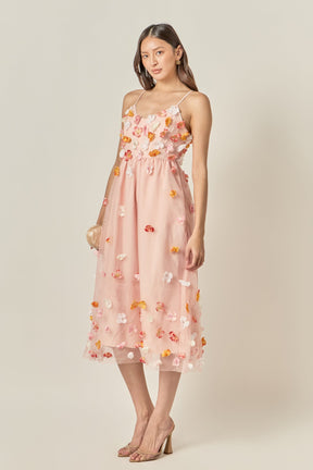 ENGLISH FACTORY - Petal Bloom Midi Dress - DRESSES available at Objectrare