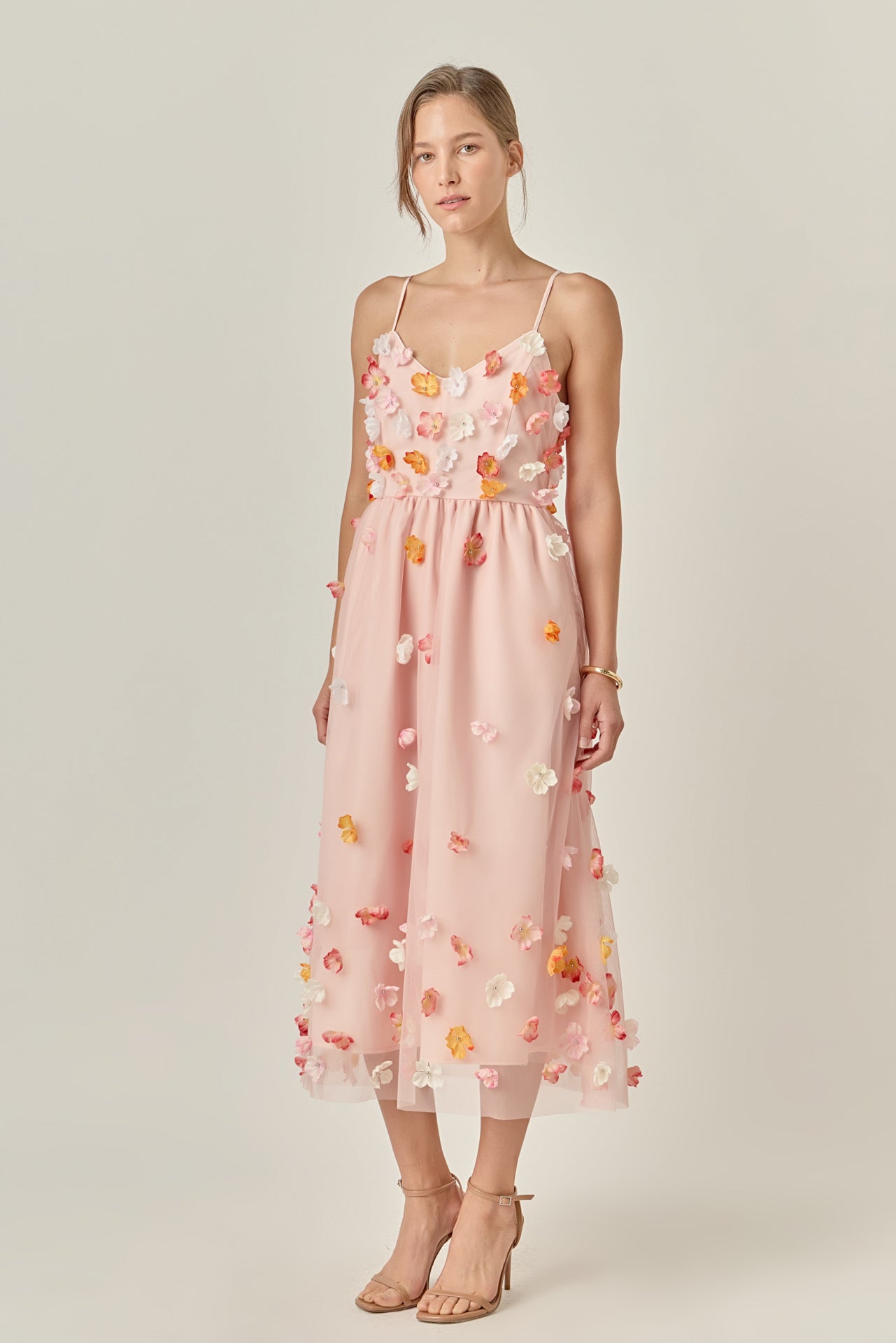 ENGLISH FACTORY - Petal Bloom Midi Dress - DRESSES available at Objectrare