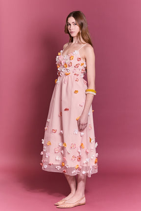 ENGLISH FACTORY - Petal Bloom Midi Dress - DRESSES available at Objectrare