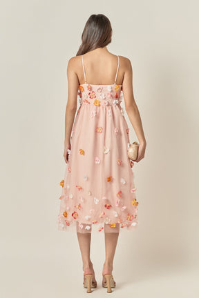 ENGLISH FACTORY - Petal Bloom Midi Dress - DRESSES available at Objectrare