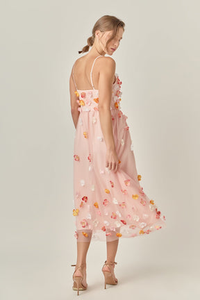 ENGLISH FACTORY - Petal Bloom Midi Dress - DRESSES available at Objectrare