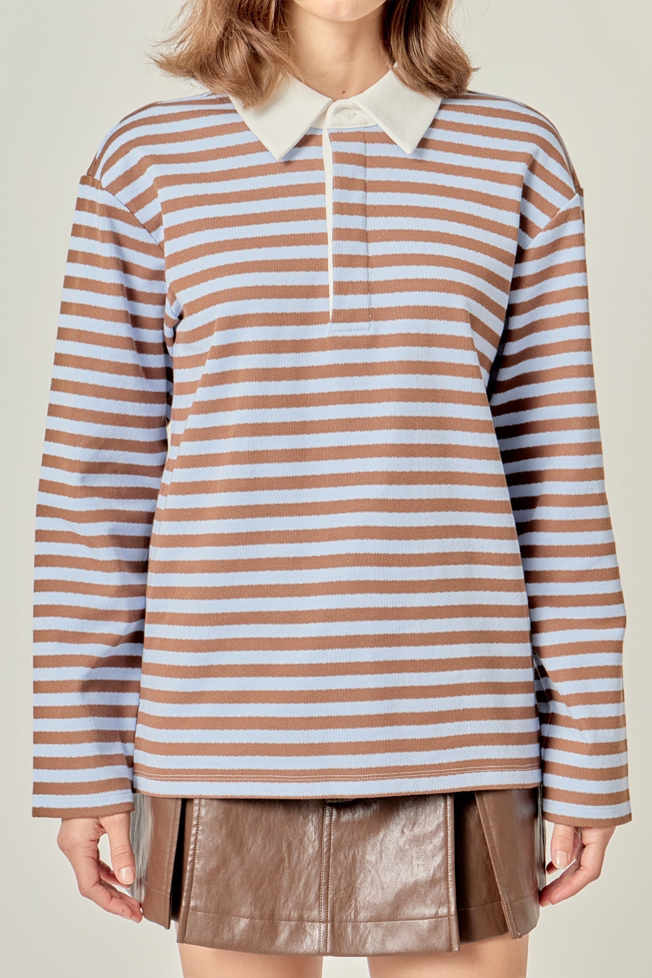 ENGLISH FACTORY - Rugby Polo Shirt - TOPS available at Objectrare