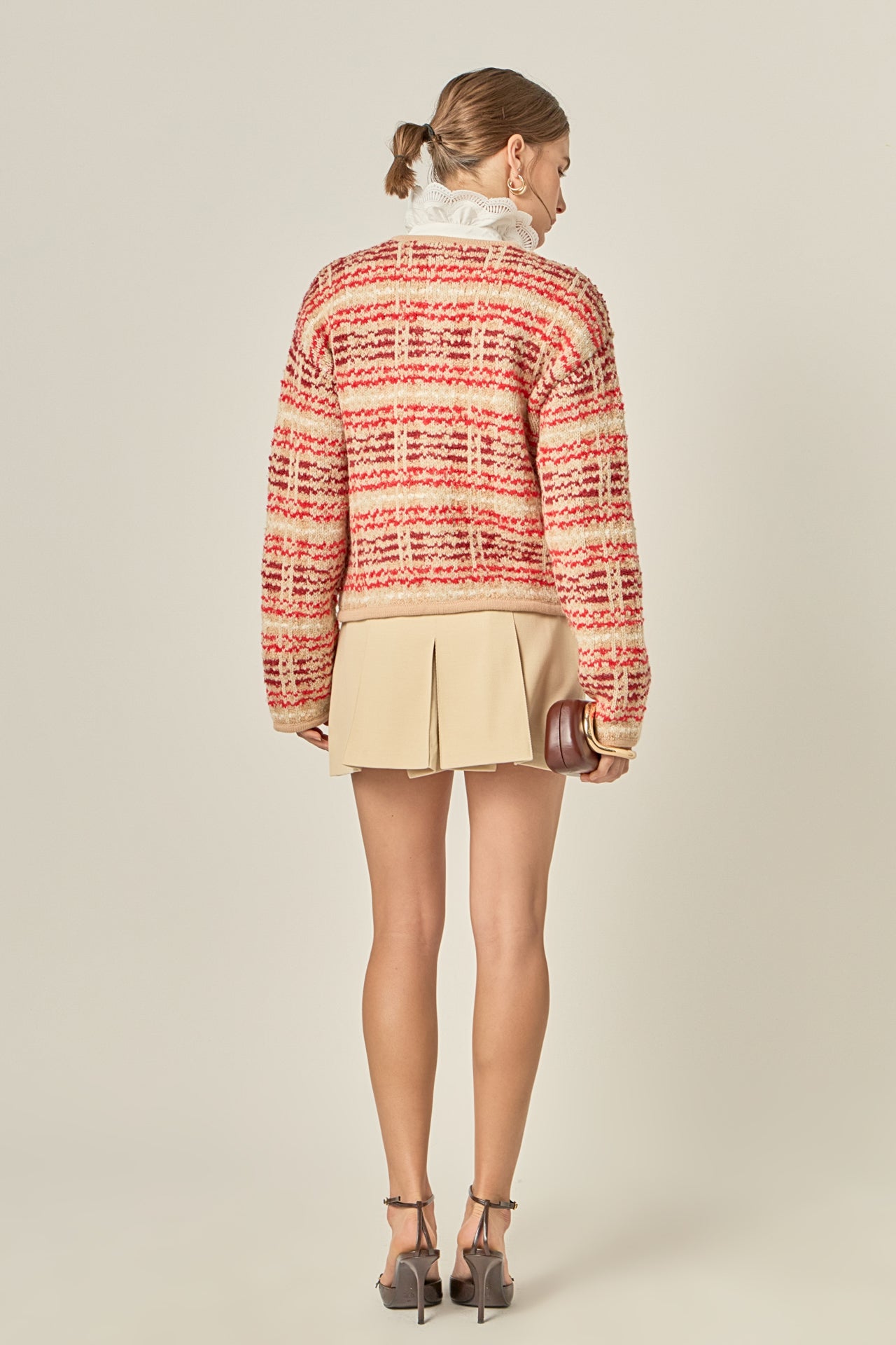 ENGLISH FACTORY - Textured Stripe Jacket - JACKETS available at Objectrare