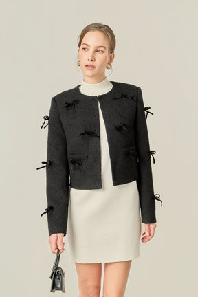 Woven Bow Jacket